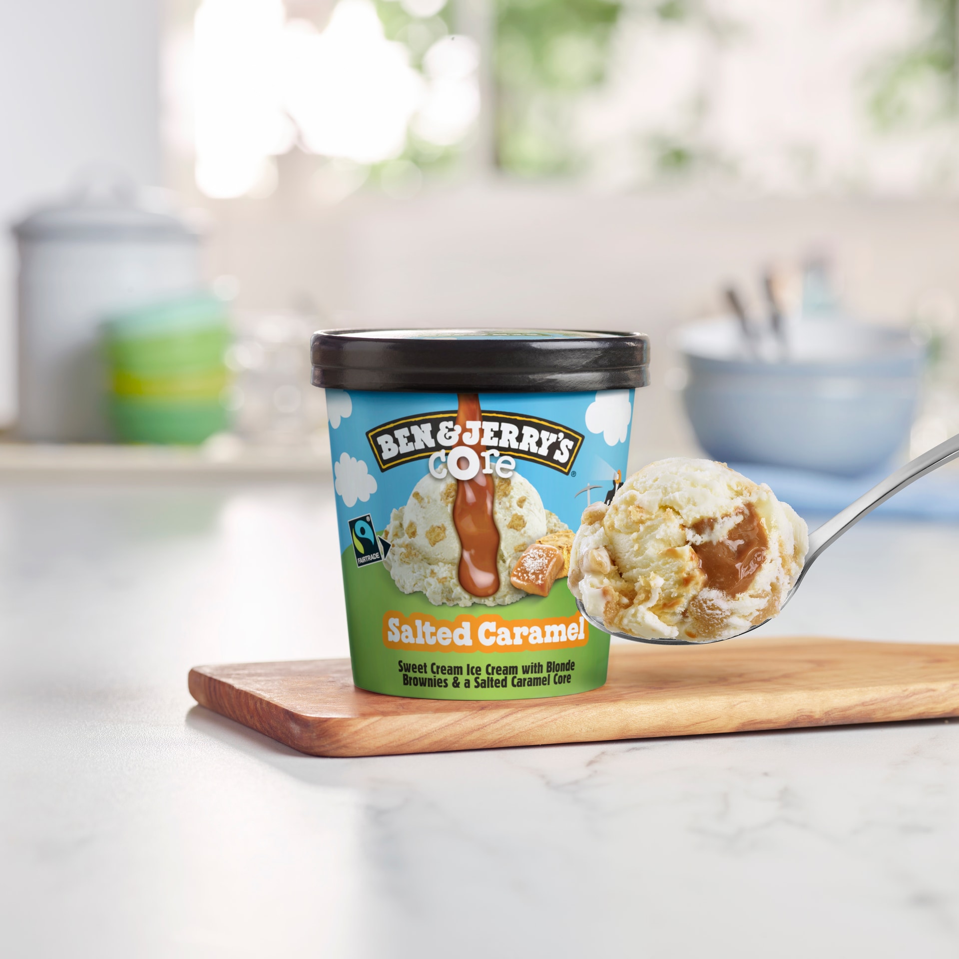 Ben and jerry's salted cheap caramel core